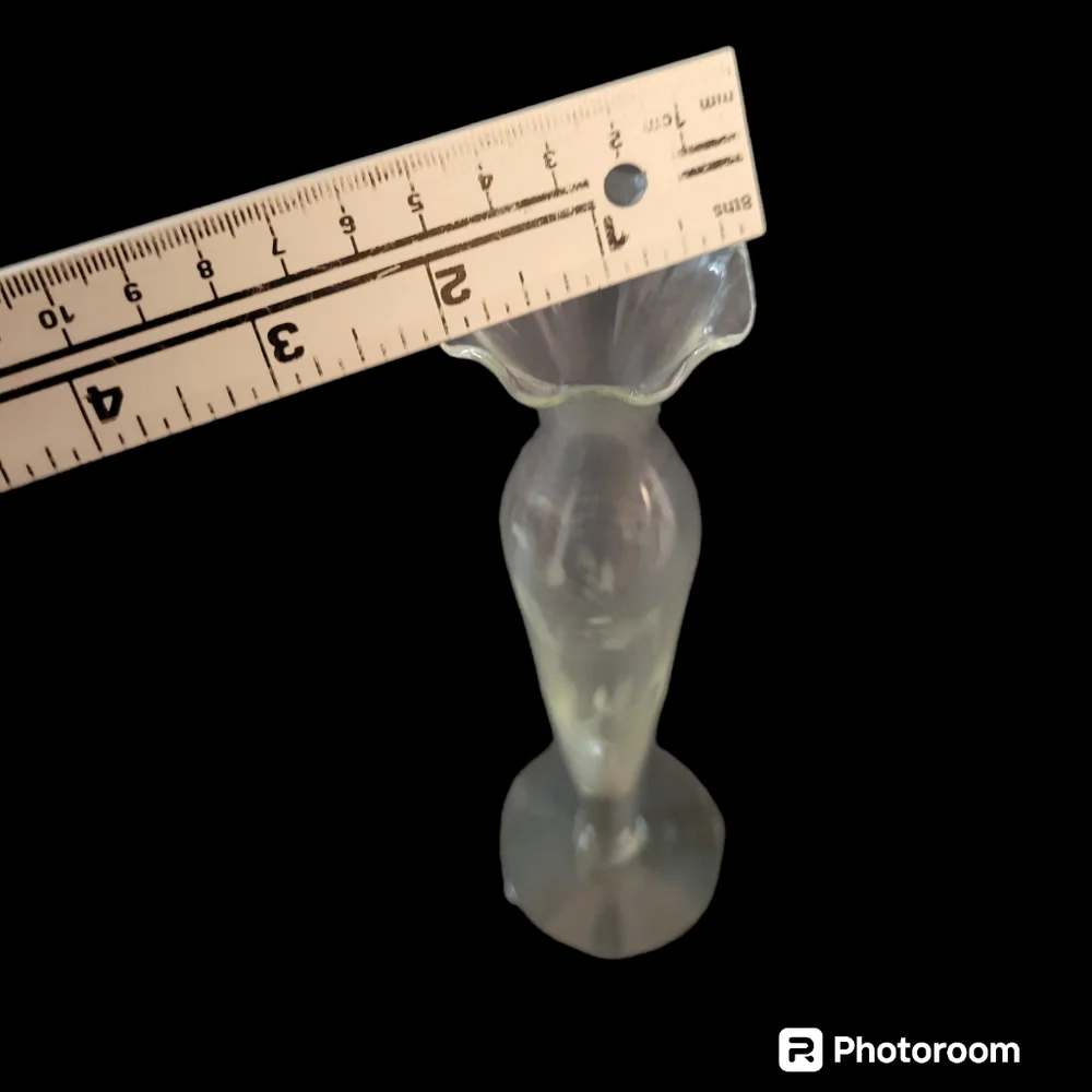 Princess House Etched Crystal Bud Vase